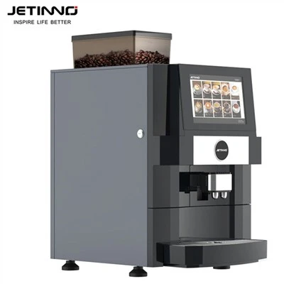 Existem máquinas de café comerciais automáticas que conseguem preparar café c...