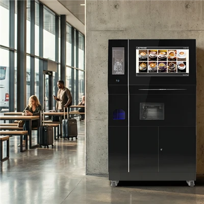 É possível conectar uma máquina de café comercial automática (do tipo grão à ...